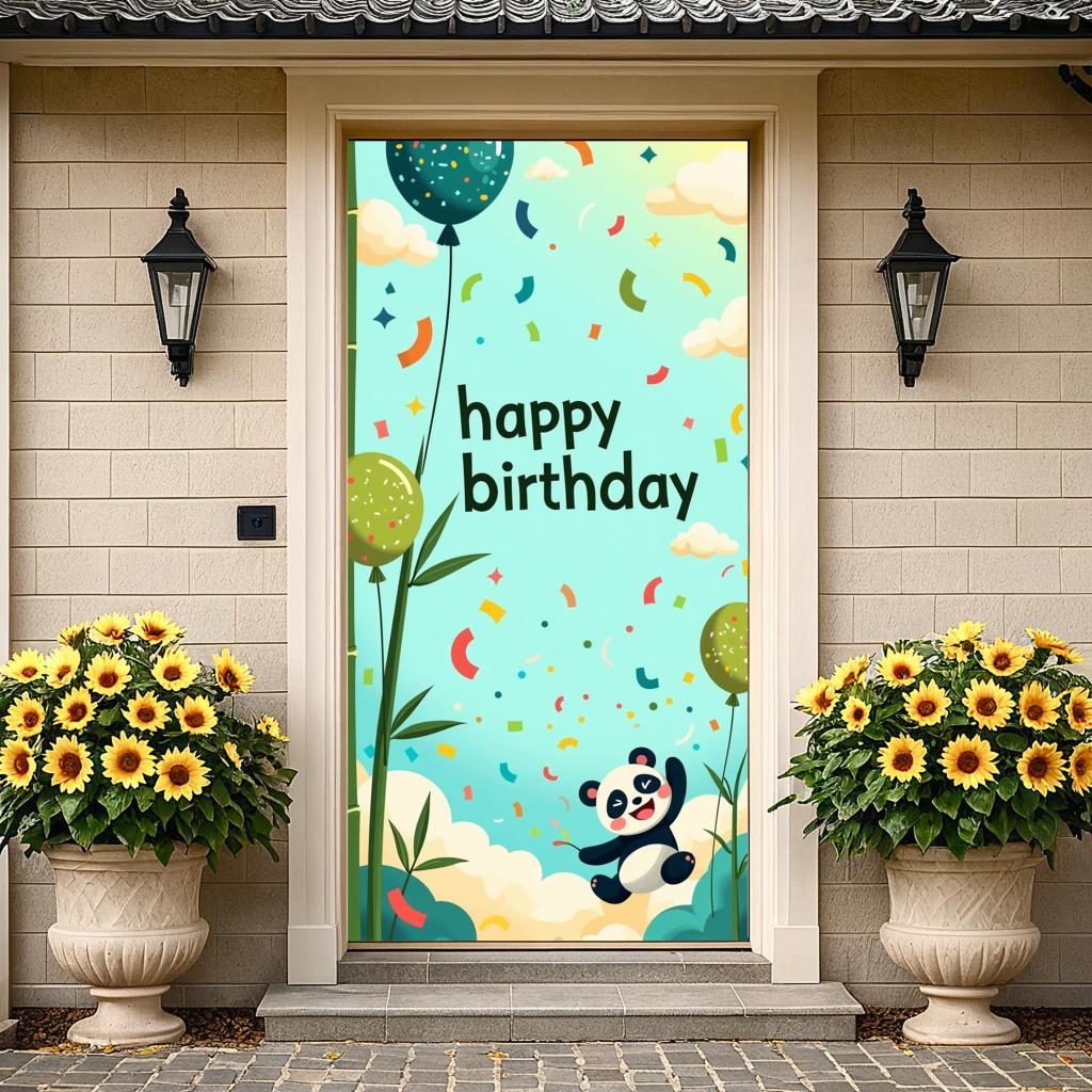 Easy-to-hang Birthday Banner Celebration Banner Kids Party Supplies For Home Decor Photobooth Children’s Event