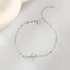 Good Meowning Paper Airplane Diamond Bracelet: Minimalist Summer Bangle for Women & Students