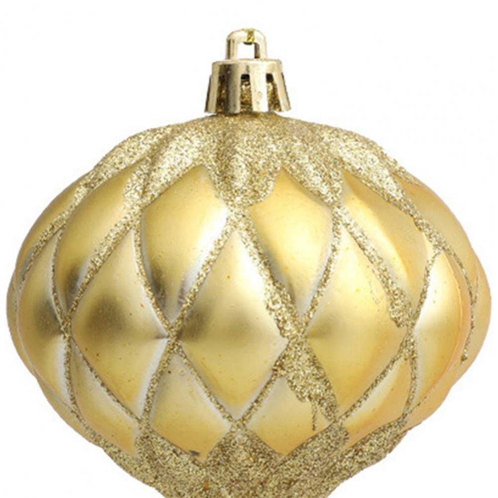 Fashion Fine Texture Christmas Ball Pendant Shiny DIY Christmas Balls Ornament Plastic Painted Thread Ball Home Decor