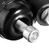 2Pcs 1Pair Aluminum 19mm - 22mm 2x 7/8 Inch Motorcycle Handle Grips Motorbike Handlebar Grips Ends Weights Grip Cap Plug