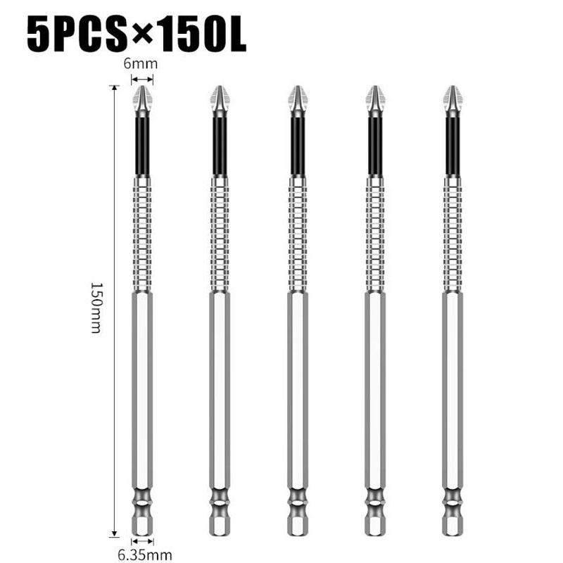 K5 Anti-slip Impact Strong Magnetic Head Screwdriver Head Drill High Hardness Cross Head High Torque Alloy Head Drill Bit