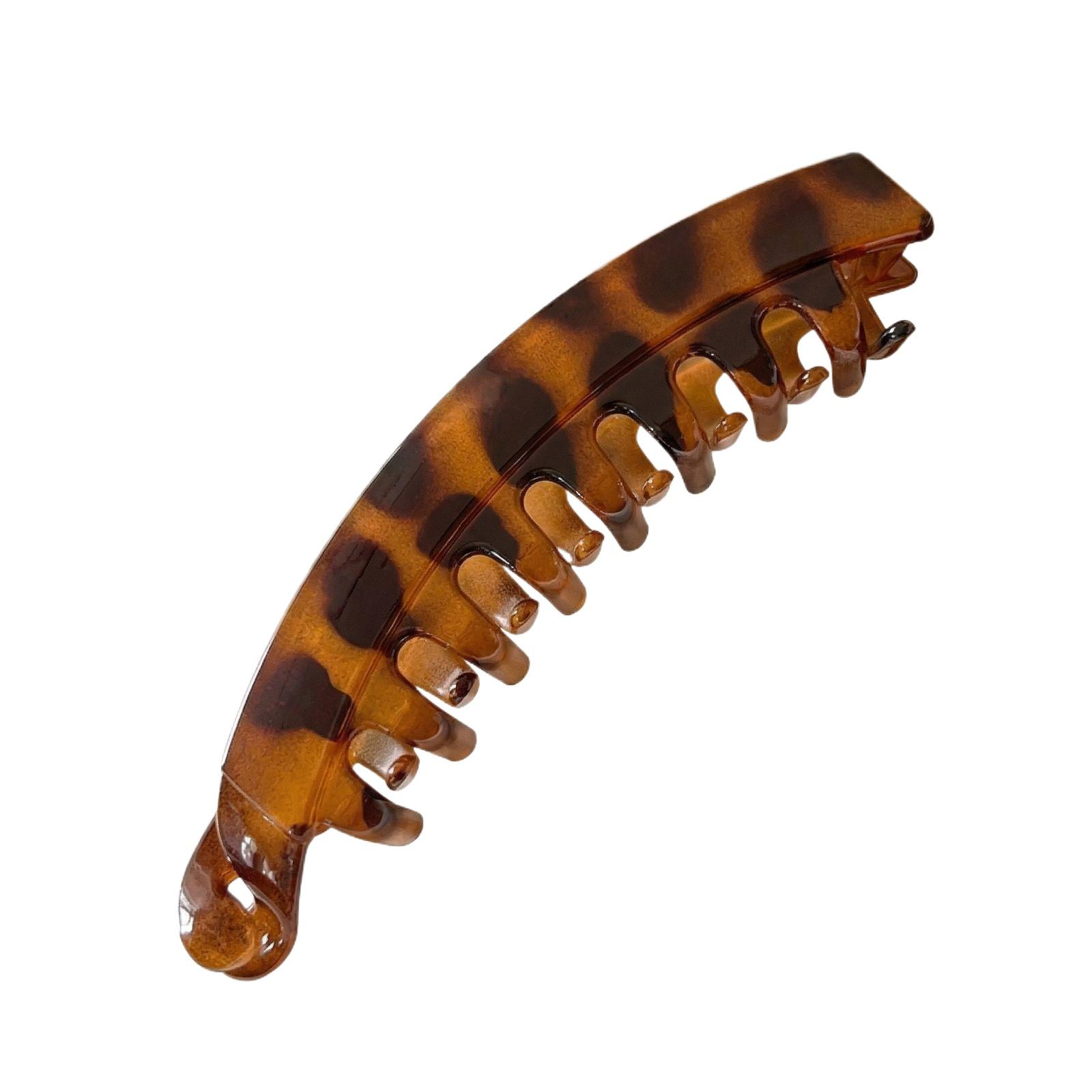 

Vintage Leopard Print Banana Hairpin One Size