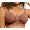 Plus Size Wireless Front Buckle Maternity Nursing Bra For Breastfeeding