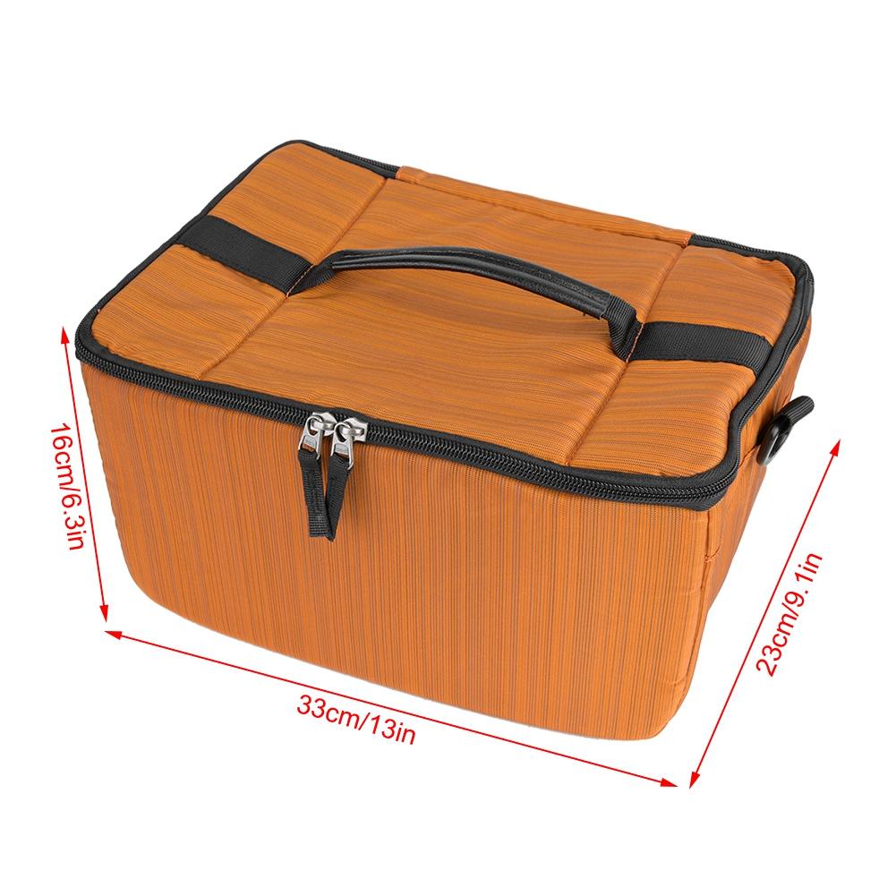 Geantă impermeabilă pentru obiectivul camerei DSLR cu curea de inserție pentru husă despărțitoare, husă protectoare