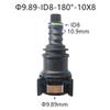 D10 Fuel Line Connectors Quick Connector Female Joint Connector Fuel Filter For Ford Everest Diesel