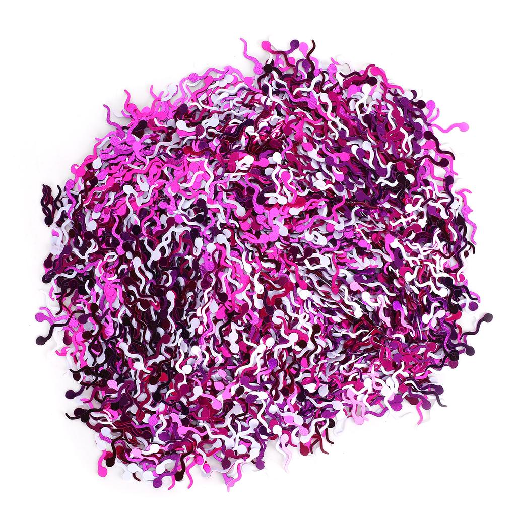Confetti Tadpole Shape Bath Party Sequins Sprinkles Part Wedding Decoration Supplies