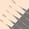 Professional Nail Art Liner Brush Kit Nail Art Bushes Set,Nail Design Brushes for Tiny Details,Long Lines 6/9/12/15/18mm