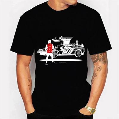 Męska koszulka Back To The Future Koszulka Oversize Męska Najlepsza Marka Nowa Marka Męska Koszulka T-shirt z krótkim rękawem Homme Camiseta