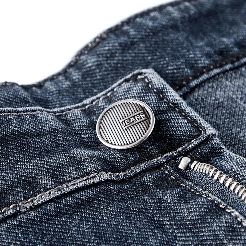 JEEP SPIRIT Men's Straight-Leg Relaxed Fit Casual Denim Jeans