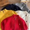 Boys Knit Cardigan Sweater for Toddlers Spring Lightweight Comfortable Top