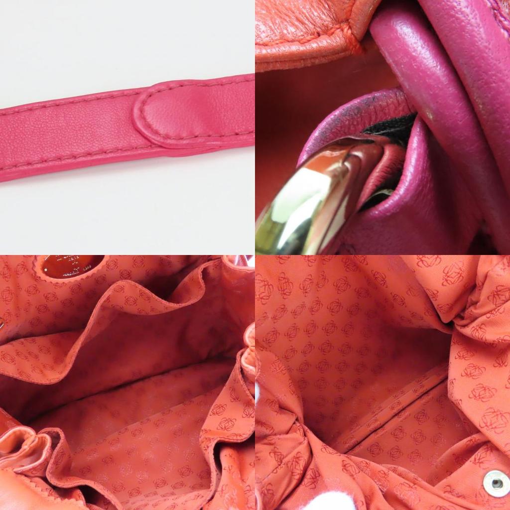 Used LOEWE Shoulder Bag flamenco Orange Shoulder