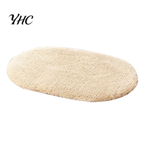 Effen Kleur Pluizig Antislip Waterabsorberend Badkamer Slaapkamer Mat Kussen Tapijt Vloerkleed