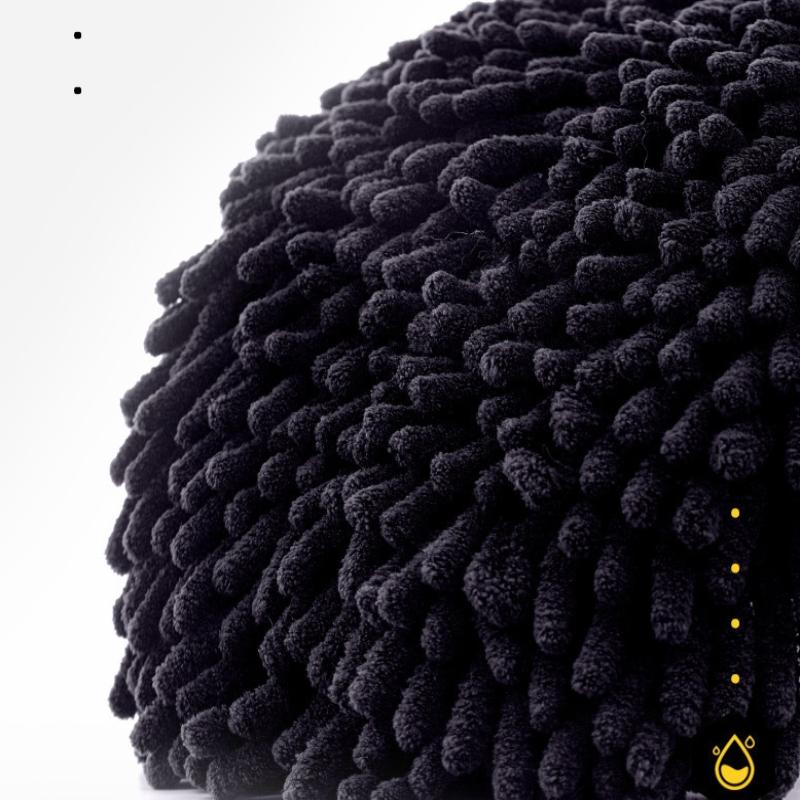 Durable 27Cm Car Wash Mop Head Chenille Heavy Duty Mop Replacement Cloth Washable Removable Mop Accessories