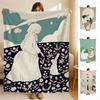 Artist YYoshitomo Art Throw Soft Flannel Blanket for Bed Bedroom Sofa Picnic Throw Skinfriendly Breathable Gift Cover