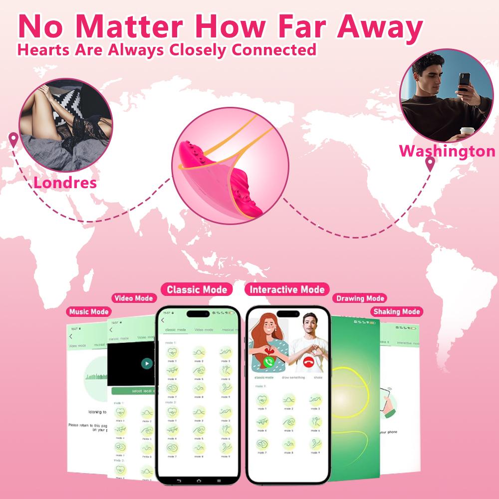 App Remote Control Vibrator Wearable Vibrating Panties 9 Mode Mini Vibrators Couples Sex Toy for Women Female Masturbator