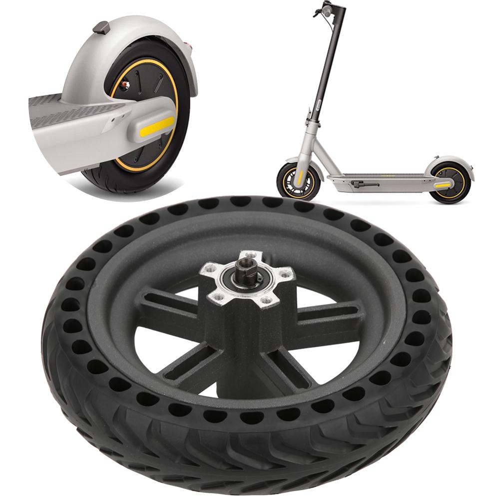 Cellular Rear Wheel Fit for Xiaomi Electric Scooter Black Rubber Tire Wear Resistant