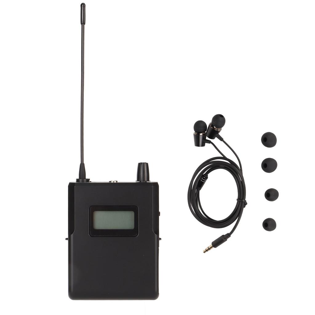 S2R Receiver Professional 526‑535Mhz High Sensitivity Wireless Monitor System Receiver with Earphone for Indoor Outdoor