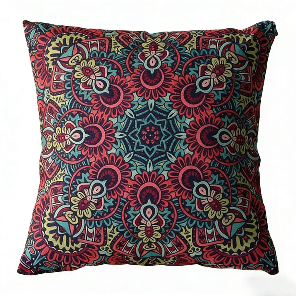 Home Decor Colorful Ethnic-Patterned Decorative Pillow Covers Pattern Cushion Cover Suitable For Sofa Bedroom Car Pillow Cover