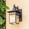 LED outdoor waterproof wall lamp iron painted garden balcony corridor wall lamp minimalist decorative wall lamp AC110-220V