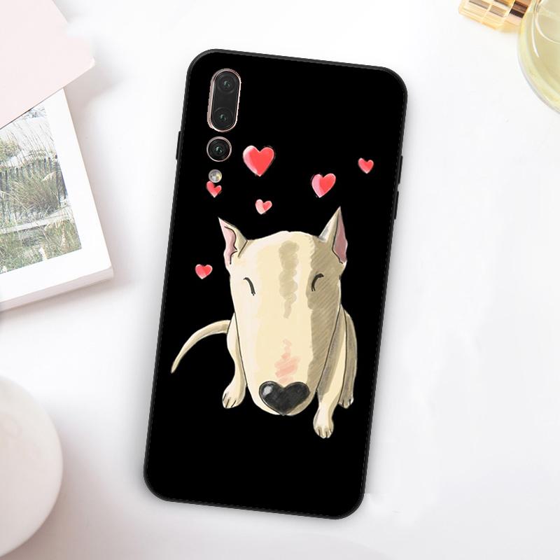 English Bull Terrier Dog For Huawei Nova 11 10 9 SE Y70 Y60 Y90 Y61 Y91 Y73 Y72 12i 11i 8i P30 P40 Lite P60 Pro Case