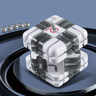 Puzzle Maze Cube, 3D Maze Magic Cube Brain Teaser Is an Educational Toy for Children and Adults and a Christmas Gift!