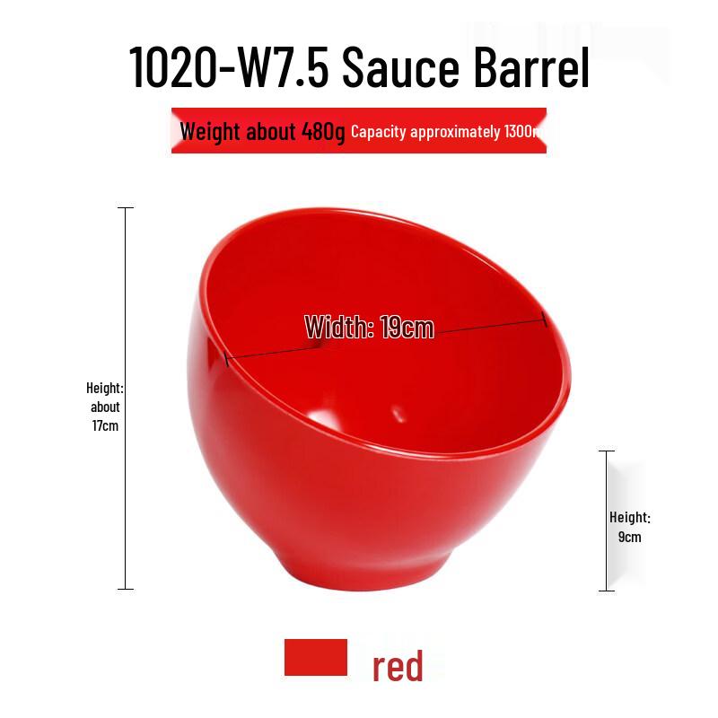 Jingbaodi Melamine Hot Pot Serving Bowls