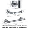 Bathroom Accessories Hardware Set Robe Hook Towel Rail Bar RackRound Black Stainless Steel Shelf Tissue Toilet Paper Holder DIY