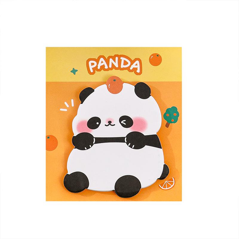 Panda-Shaped Sticky Notes: Reusable Adhesive for Students & Scrapbooking