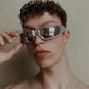 New Y2k Sunglasses For Women Vintage Punk Men's Sun Glasses Retro Oval Mirror Lenses Eyewear Outdoor Cycling Goggle UV400