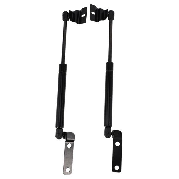 Set aus 2 schwarzen Metall-Motorhaubenstreben für die Motorhaube eines Autos