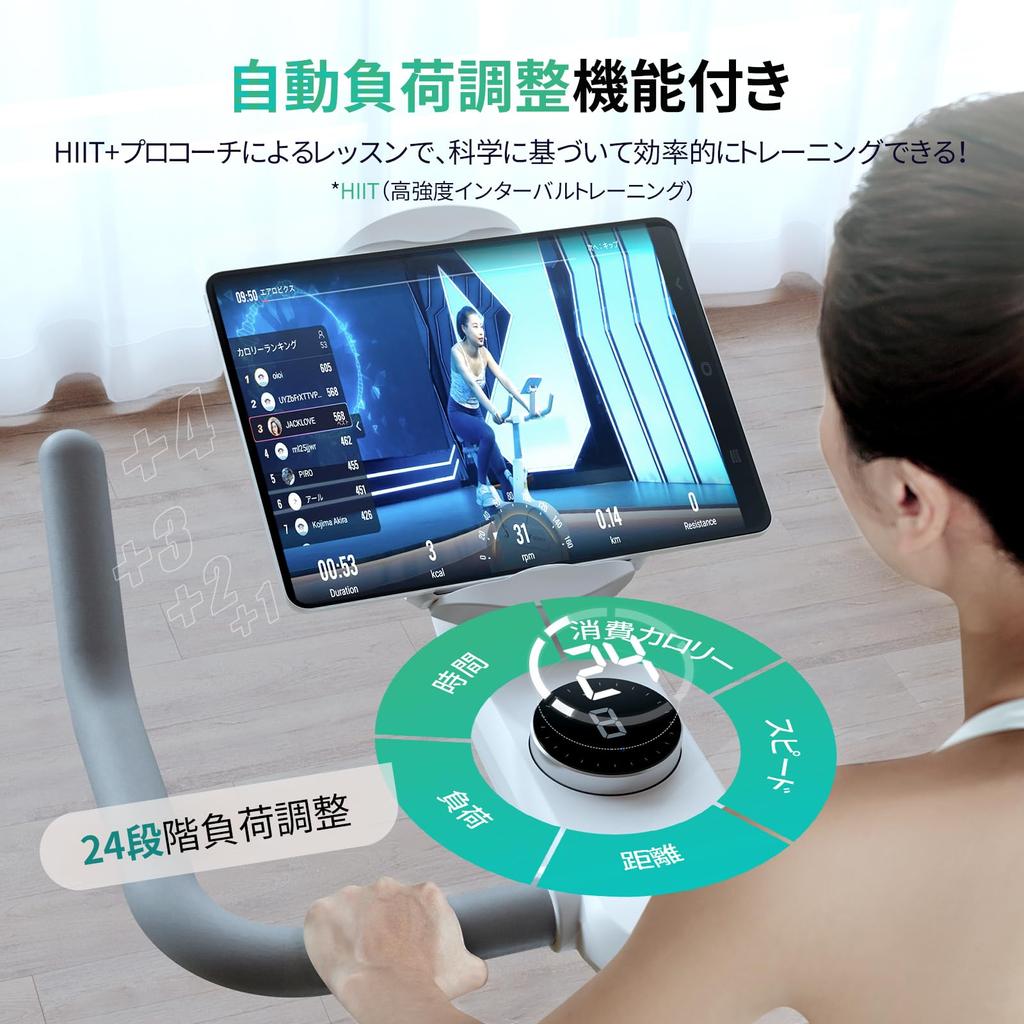 Fitness Bike MERACH Fitness Bike Generation App Compatible Automatic Load Adjustment Spin Bike Magnetic Type Home Use Indoor Bike Easy To Assemble