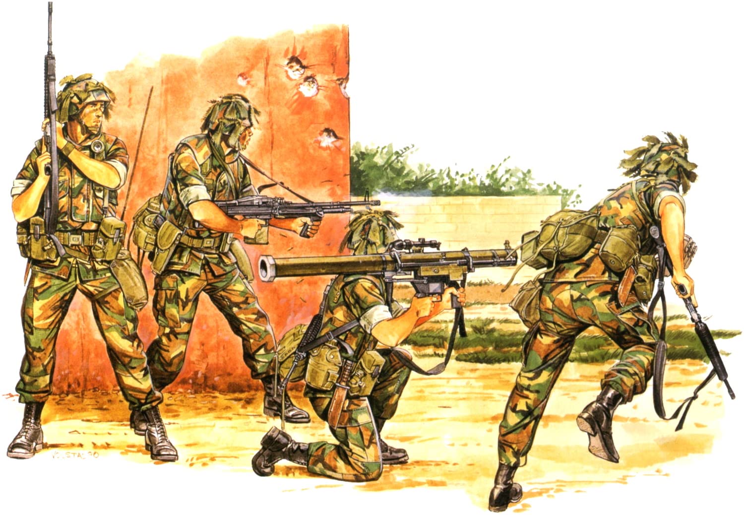 

Platz Dragon Корпус морской пехоты США Пластиковая модель DR3007 1/35