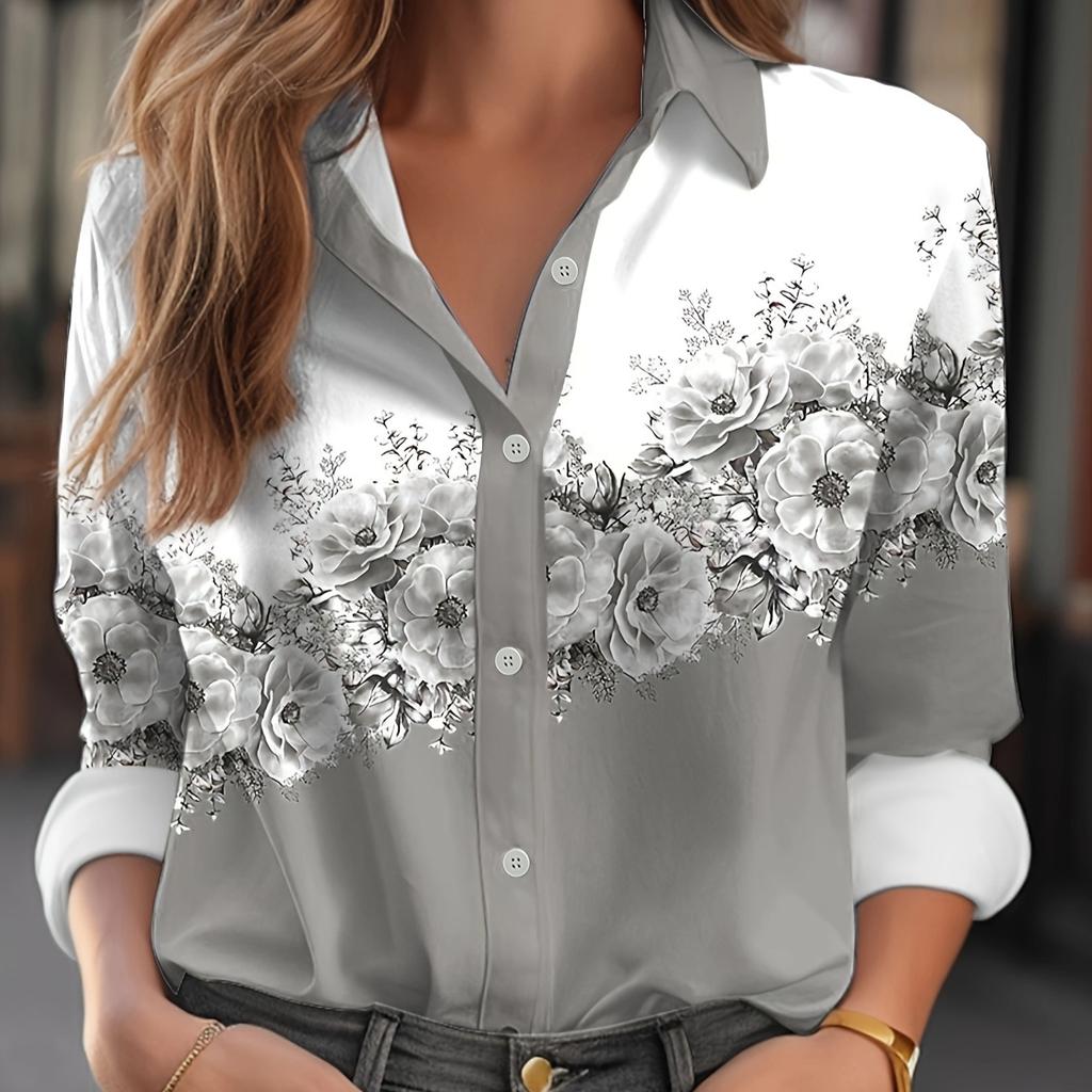 Jaro/Léto Nové Dámské Tričko s Potiskem Top Volný Krátký Rukáv