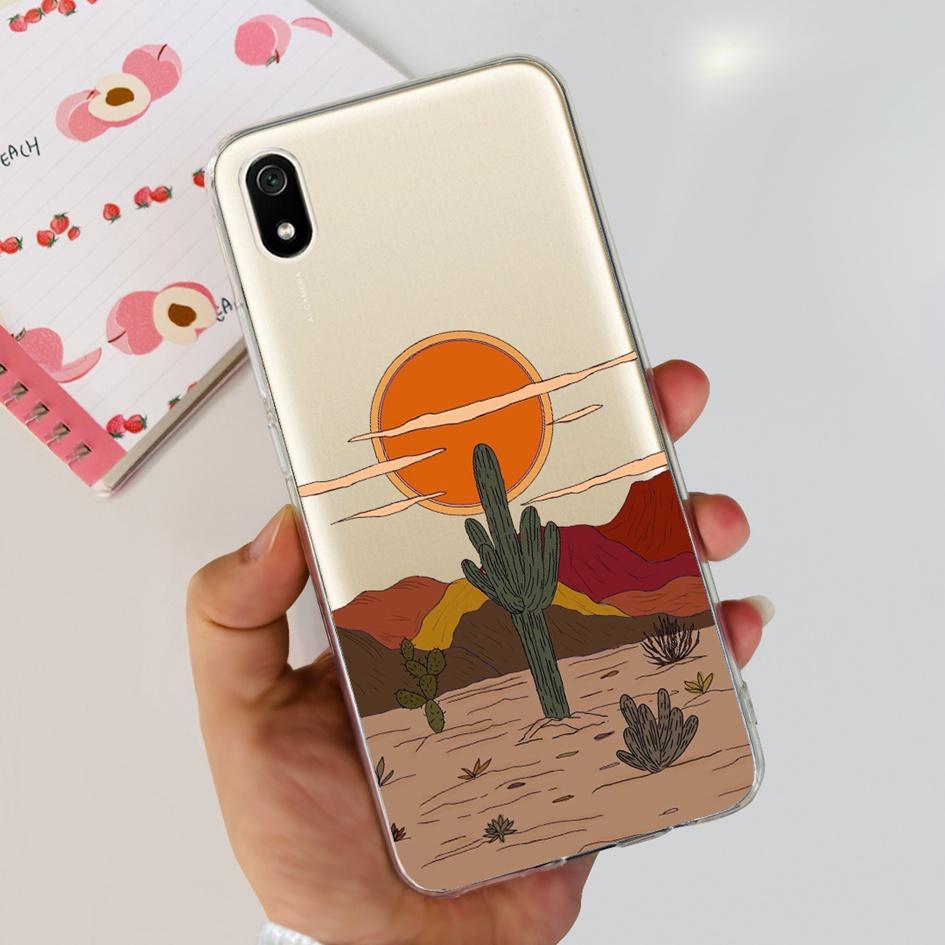 For Xiaomi Redmi 7 7A Case Silicone Soft Transparent TPU Protective Skin Back Cover For Xiomi Redmi 7A Funda Redmi7a Redmi7 Capa