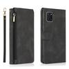 Zipper card bag, suitable for Apple 17 mobile phone case, luxury iPhone16Pro flip 15max leather 12 case.