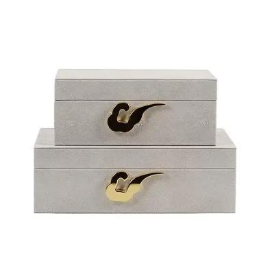 Große Schmuckschatulle mit Samt-Tablett-Organizer Tragbare Vitrine für Ringe Halsketten Armbänder Ohrringe - Aufbewahrungslösung für Accessoires