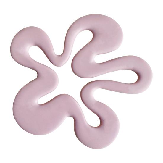 Flower Shaped Silicone Coasters Heat Resistant Placemats for Hot Pots Pans Non-Slip Table Protectors for Modern Kitchen