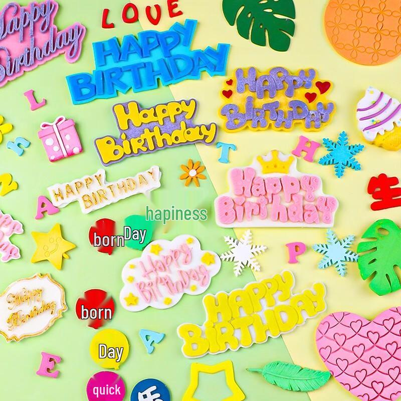 Silicone Number & Character Baking Mold