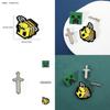 Cartoon Creative Personalized Game Peripheral Metal Badge My World Creeper Pixel Style Bee Sword Accessories