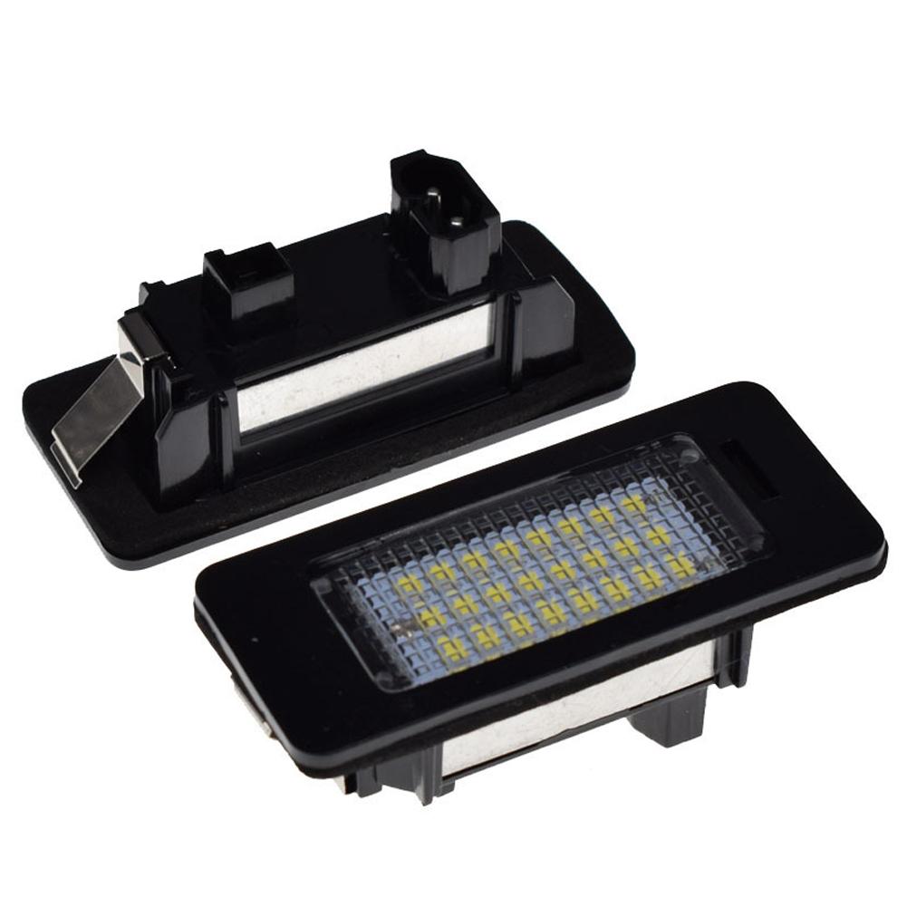 1/2PCS 24LED License Plate Number Light For BMW E90 M3 E91 E92 E70 X5 X6 E39 F30 E60 E61 E93 Car Products License Plate Lights