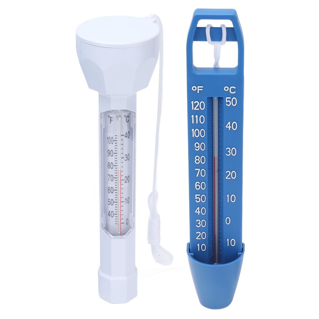 Floating Pool Thermometer Set Multi Unit Durable Waterproof Water Thermometer with Lanyard