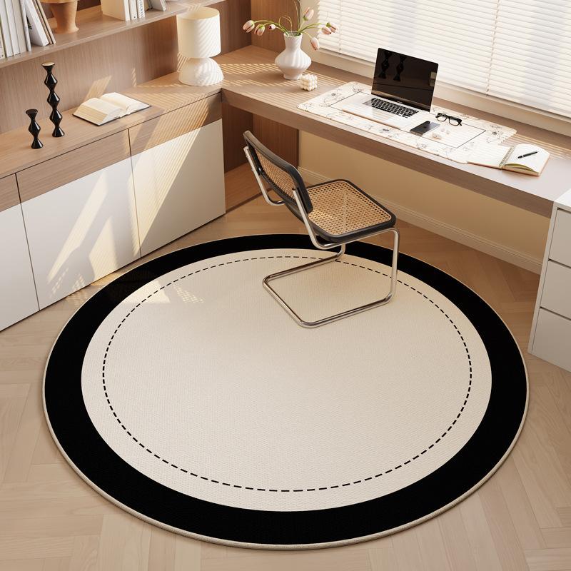 Carpet Living Room Round Dopamine Floor Mat Bedroom Bedside Dirt-Resistant And Easy To Take Care Of Waterproof And Non-Slip Sand Autumn Winter Carpet