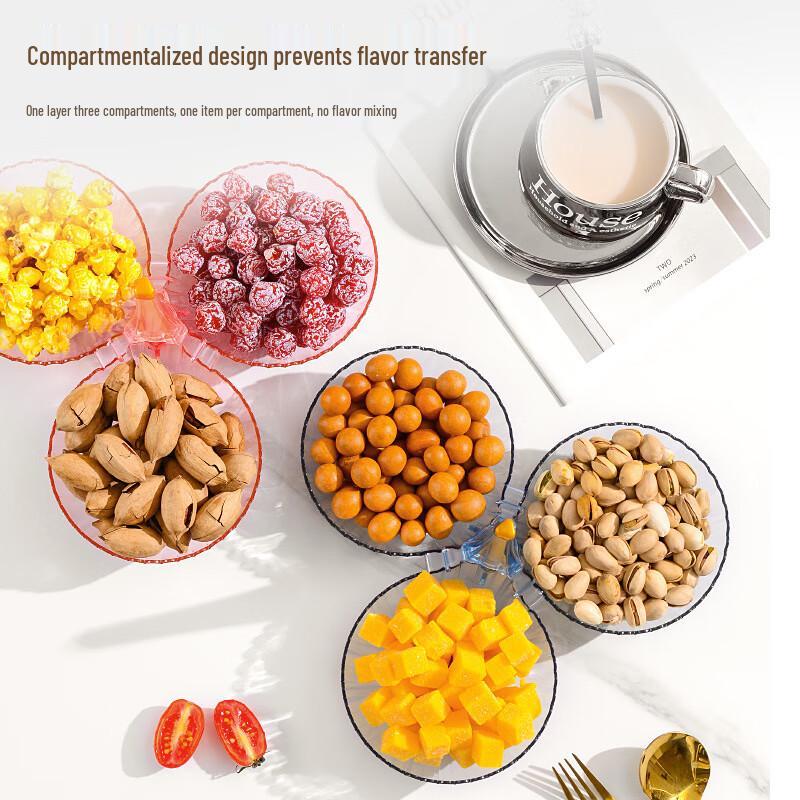 European Style Stackable Plastic Fruit & Snack Tray 1 pc