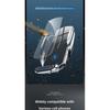 Caricabatterie Wireless Supporto per Telefono da Auto Stand Stazione di Ricarica Rapida 15W Per iPhone Xiaomi Samsung Huawei Caricabatterie Wireless Magnetico da Auto