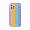  Reliver Stress Toys  Phone Case For  8/XR/11/12 Push Bubble