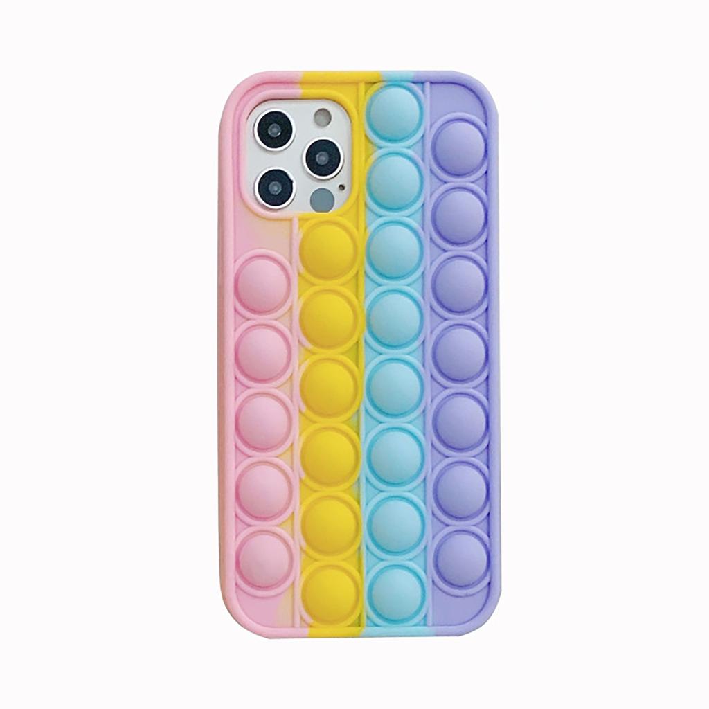  Reliver Stress Toys  Phone Case For  8/XR/11/12 Push Bubble