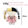 Poupée Peluche Melanie Martinez Cheveux Noirs et Jaunes avec Robe Rose Peluches Jouets Remplis Garçons Filles Fans Collection Cadeau