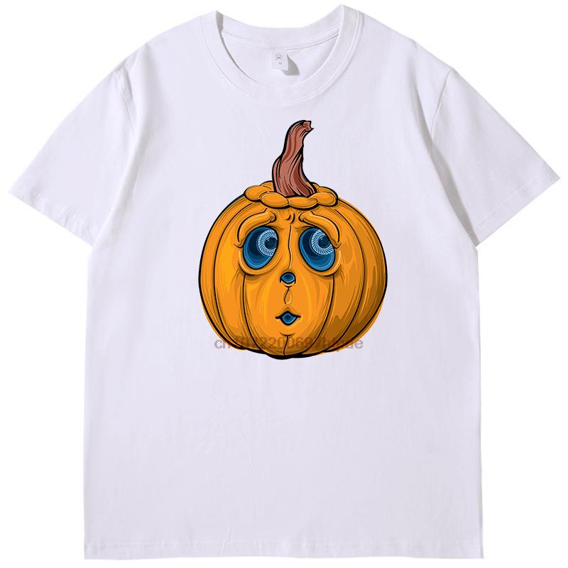 Halloween Pumpkin Fashion Graphic T Shirts Cotton Round Neck Tshirt Unisex Streetwear Summer New Shirts And Tshirts