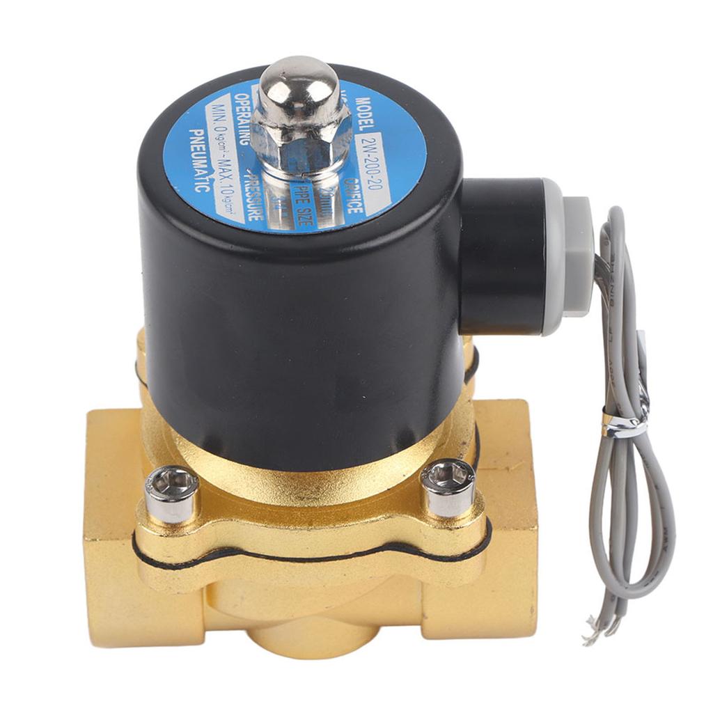 DC24V 3 4 DN20 Normally Close Electric Solenoid Valve for Water Gas Oil