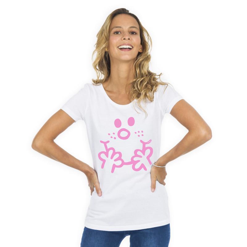 Camiseta feminina - FACE MADAME S branco